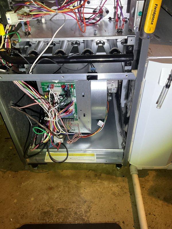 Performed comprehensive heating maintenance on residential furnace system. Conducted thorough inspection of control board, blower assembly, electrical connections, and safety components. Verified proper operation of all system controls, checked wiring integrity, and ensured unit is functioning efficiently for continued reliable heating performance.