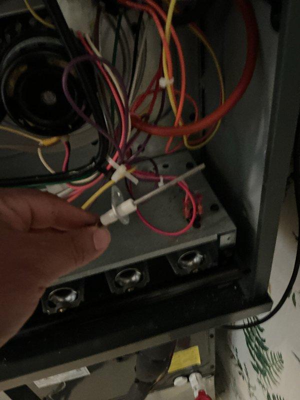 Completed annual preventative maintenance inspection on gas furnace system. Performed comprehensive system evaluation including visual inspection of internal components, ductwork connections, electrical wiring, control boards, blower assembly, and gas valve operation. Verified proper thermostat wiring connections at control board, checked all electrical terminations for secure contact, and confirmed furnace cabinet integrity and access panel condition. All components found operating within normal parameters with no immediate service needs identified.