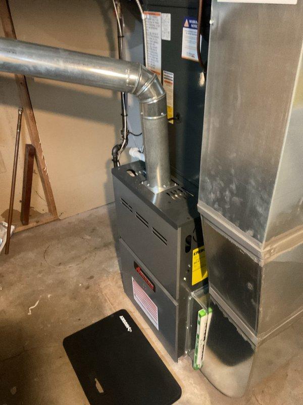 Completed comprehensive heating maintenance on residential forced-air furnace system and associated air handler unit. Performed standard seasonal inspection including filter check, burner examination, heat exchanger evaluation, blower motor assessment, and condensate drain line verification to ensure optimal system performance and safety for the upcoming heating season.
