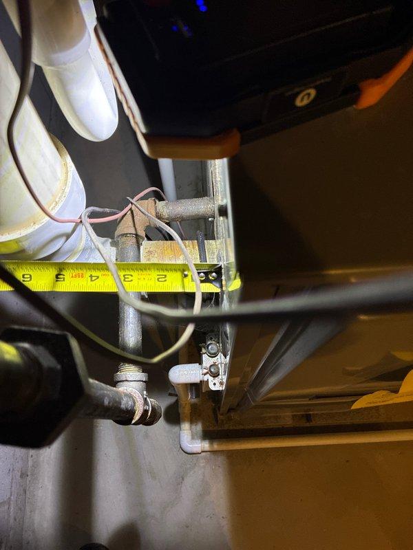 Conducted comprehensive assessment of existing basement mechanical systems including multiple furnace units and water heater for replacement estimate. Documented current HVAC equipment configuration, ductwork layout, and hot water heater installation, taking detailed measurements and photographs of all components. Provided customer with equipment replacement options for both furnace and water heater systems based on current installation parameters and mechanical room specifications.