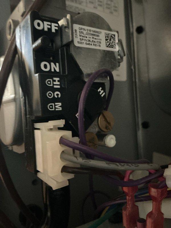 Completed annual preventative maintenance visit on residential furnace system as part of scheduled maintenance program. Performed comprehensive inspection of furnace unit, electrical components, and control panel including circuit breaker, capacitor, and wiring connections, verifying all systems operational and documenting equipment condition with photos for service records.