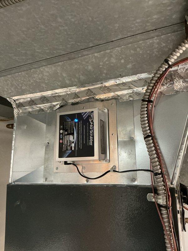 Completed scheduled preventative maintenance on Carrier cooling system per service plan agreement. Performed comprehensive inspection of air handler unit, verified proper operation of electronic control module and circuit board, checked electrical connections and wiring integrity, and inspected ductwork including flexible ducting and metal transitions. All components found operating within normal parameters with no deficiencies noted.