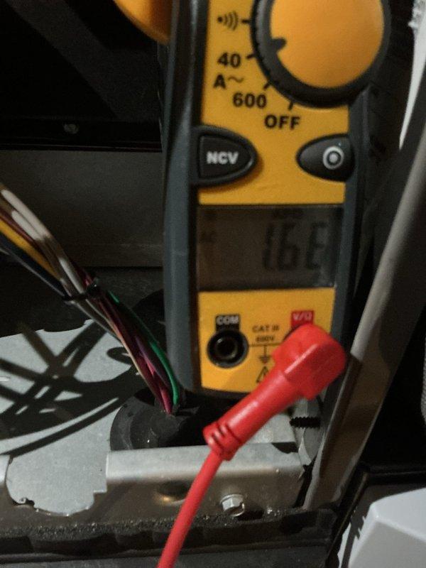 Completed heating maintenance tune-up on HVAC system. Inspected and tested electrical components, verified proper voltage readings at 16.1V on system controls, and examined gas valve assembly including choke size specifications. All components found to be in normal operational condition with proper connections and no visible wear or deterioration.