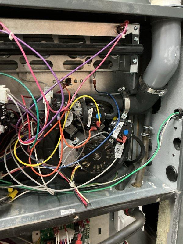 Completed comprehensive HVAC tune-up on residential forced-air furnace system. Performed thorough inspection of unit components including blower assembly, electrical connections, and high-efficiency venting system. All wiring harnesses, control modules, and safety systems verified for proper operation and code compliance.
