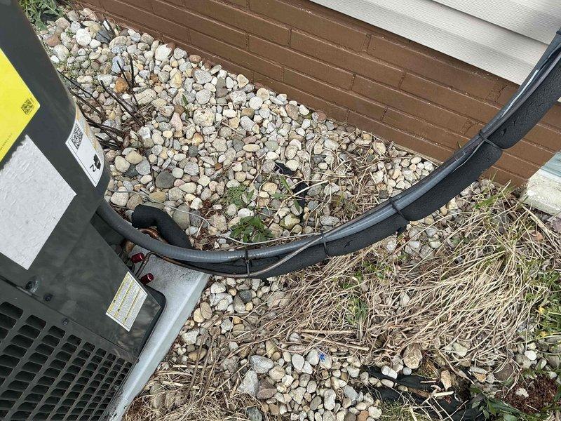 Conducted estimate for complete HVAC system replacement after outdoor condensing unit sustained physical damage from external impact, resulting in refrigerant loss and compressor failure. Original system was approximately three years old but required full replacement due to extent of damage to outdoor unit and compromised compressor components.