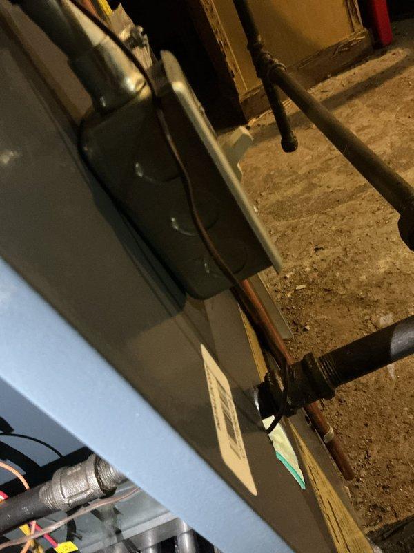 Performed scheduled heating system maintenance on boiler unit. During inspection, discovered wasp present in equipment housing and accumulated debris in lower equipment tray, which were addressed to ensure proper system operation. All mechanical components, piping connections, and safety controls were inspected and found to be functioning within normal parameters.