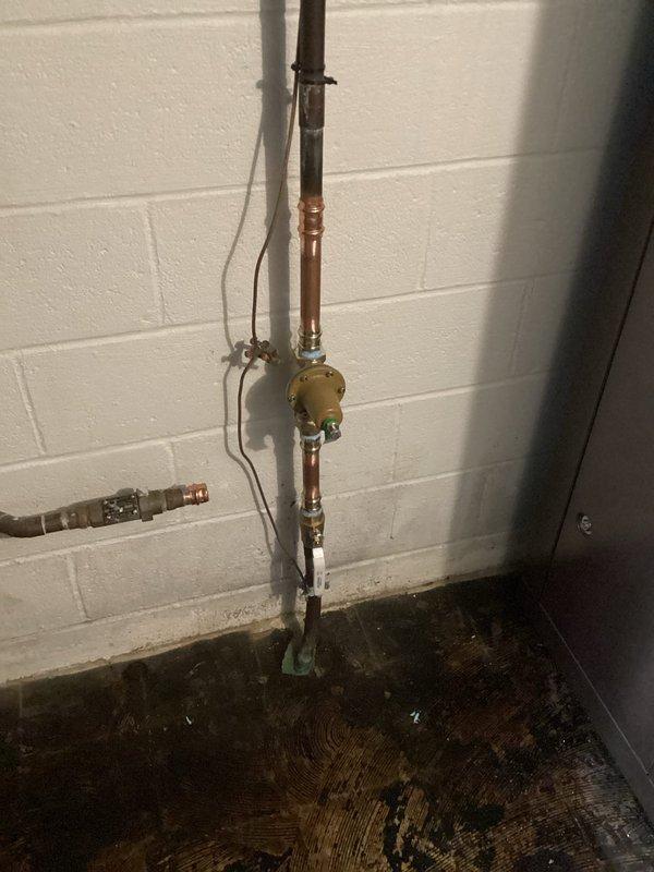 Completed comprehensive plumbing valve replacement in basement, removing and disposing of 17 outdated gate valves and installing new ball valves with necessary fittings throughout the horizontal piping system. Installed new pressure reducing valve assembly on vertical copper mainline, replaced main water shut-off valve, and added two frost-free hose bibs to exterior water supply system. All copper connections were properly fitted, secured with mounting brackets, and tested for proper operation and leak-free performance.