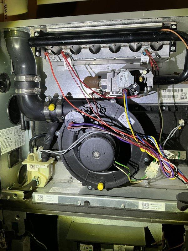 Responded to no heat call on residential furnace system. Upon arrival, performed diagnostic inspection of aging HVAC unit with blower motor assembly, heat exchanger, and control boards. Completed system evaluation per customer request, focusing assessment exclusively on furnace operation and components. Collected service fee as specified.