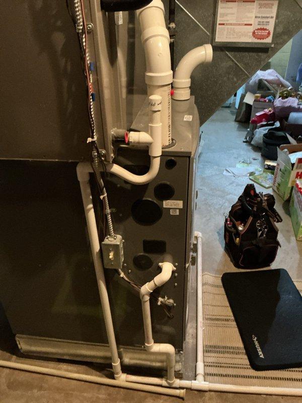 Responded to no heat call on residential furnace system. Upon arrival, performed diagnostic inspection of aging HVAC unit with blower motor assembly, heat exchanger, and control boards. Completed system evaluation per customer request, focusing assessment exclusively on furnace operation and components. Collected service fee as specified.