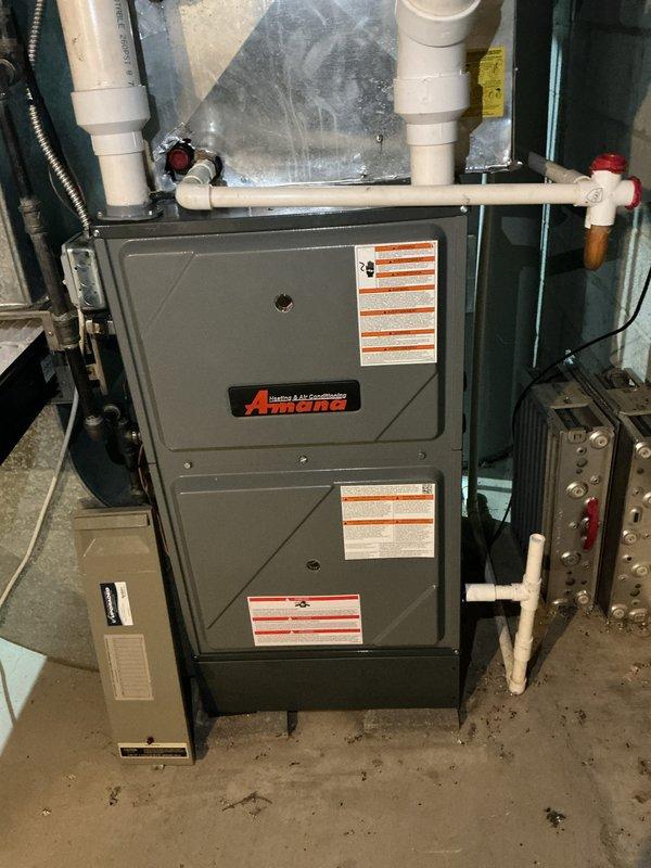 Completed first-year preventative maintenance on residential furnace system as part of annual service plan. Performed comprehensive inspection of heating equipment, checked all operational components, examined air filter condition, and verified proper system function to ensure reliable operation for the upcoming heating season.