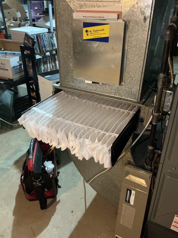 Completed first-year preventative maintenance on residential furnace system as part of annual service plan. Performed comprehensive inspection of heating equipment, checked all operational components, examined air filter condition, and verified proper system function to ensure reliable operation for the upcoming heating season.