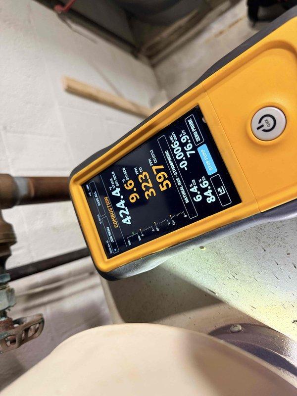Performed comprehensive maintenance on a late 1950's single-loop hot water radiant heating boiler system. Conducted diagnostic testing using digital measurement equipment to verify system temperatures and operational parameters, inspected copper piping distribution network, pressure relief valves, zone valves, and expansion tank for proper function and signs of wear. Added boiler equipment to enhance system performance and reliability for continued operation of the vintage hydronic heating system.