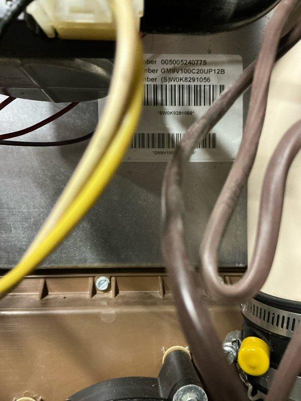 Conducted HVAC system evaluation for replacement options on existing York Infinity 5-ton heat pump system. Inspected current equipment including York furnace model GM9V100C20UP12B, documented system specifications and serial numbers, and assessed thermostat functionality with Honeywell digital control displaying proper temperature readings. Researched available utility rebate programs for heat pump replacement to provide comprehensive upgrade recommendations.