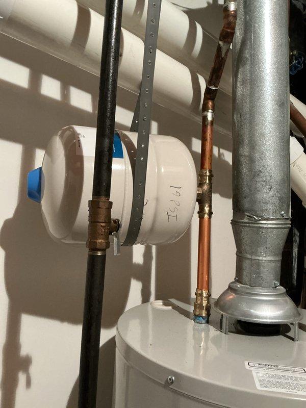 Performed routine maintenance on tanked water heater system, including complete flush to remove sediment buildup and ensure optimal performance. Inspected all plumbing connections, expansion tank, pressure relief valve, and associated piping for proper operation and code compliance. All components found in satisfactory working condition with no leaks detected.