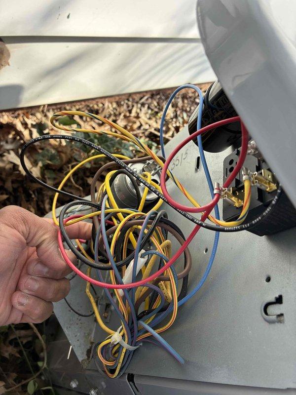 Diagnosed outdoor condensing unit with capacitor reading out of normal operating range. Replaced defective capacitor and installed compressor saver hard start kit to optimize compressor amperage draw and enhance overall system performance. Unit tested and operating within manufacturer specifications.