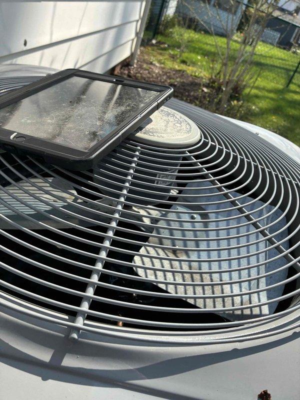 Diagnosed outdoor condensing unit with capacitor reading out of normal operating range. Replaced defective capacitor and installed compressor saver hard start kit to optimize compressor amperage draw and enhance overall system performance. Unit tested and operating within manufacturer specifications.