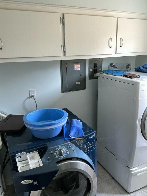 Conducted on-site assessment for whole home generator installation. Evaluated existing electrical infrastructure, including main service panel location in laundry area and available space in basement/utility room for potential generator and transfer switch placement. Documented current electrical configuration and structural conditions to develop comprehensive installation proposal.