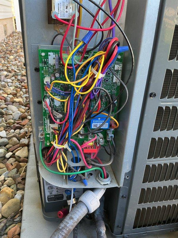 Completed scheduled preventative maintenance on two Goodman cooling systems. Performed comprehensive system inspections including refrigerant level checks, electrical component testing, control board evaluation, and condenser unit servicing. All systems operating within manufacturer specifications with no deficiencies noted.