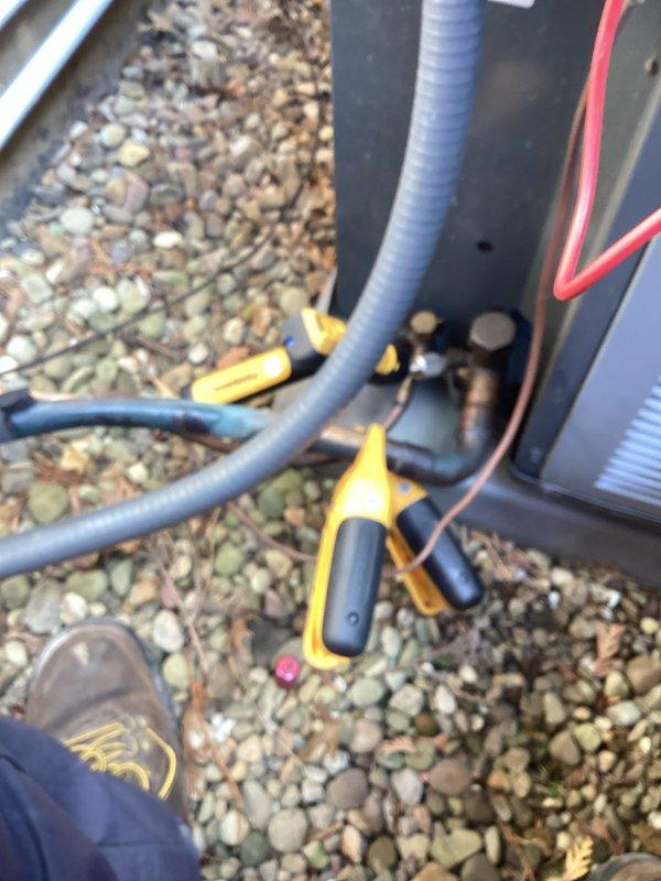 Performed scheduled cooling maintenance on 5-ton air conditioning unit covered under service protection plan. Conducted comprehensive system inspection including electrical connections, refrigerant lines, and operational diagnostics using calibrated testing equipment. All refrigerant line insulation and electrical terminations were verified to be secure and in proper working condition, with system measurements indicating normal operating parameters.