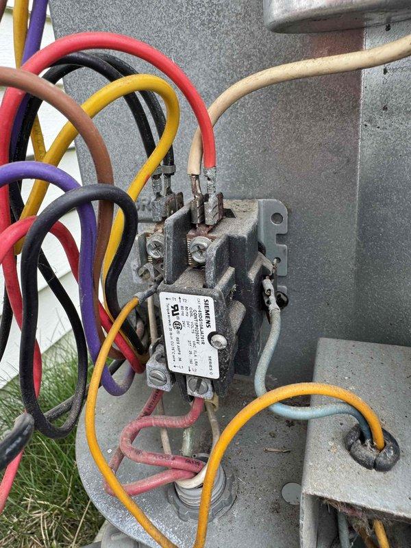Completed comprehensive heating and cooling maintenance on dual HVAC systems. Performed thorough inspection of outdoor condensing units, verified electrical connections and components including capacitors and contactors, checked refrigerant line connections, and confirmed proper operation of disconnect boxes and control wiring. All systems tested and found operating within normal parameters upon completion of preventive maintenance service.