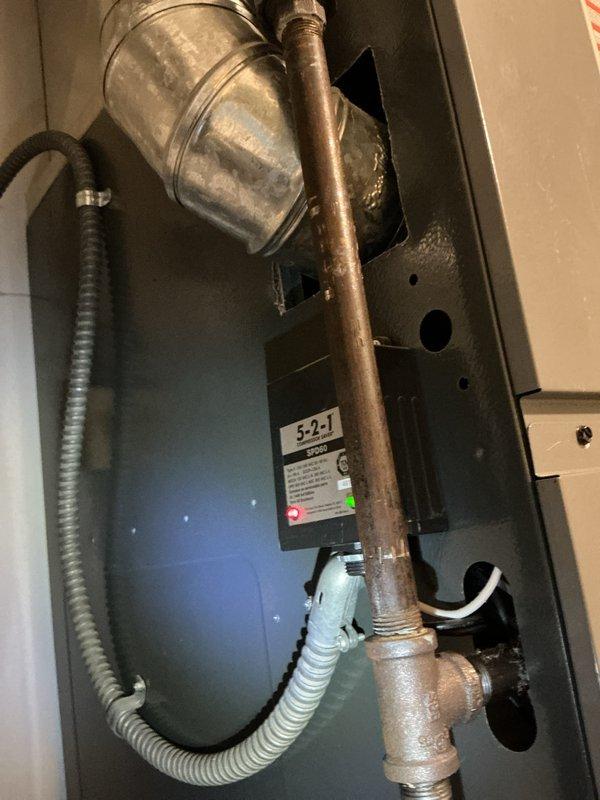 Completed scheduled preventative maintenance on Amaro brand HVAC cooling system. Performed comprehensive inspection of furnace cabinet, ductwork connections, refrigerant lines, and associated components including expansion vessel and copper piping. All equipment found operating within normal parameters with no immediate service needs identified.