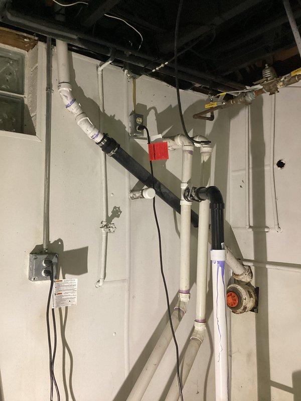 Responded to a clogged drain service call and successfully cleared the kitchen sink blockage. Inspected the garbage disposal unit, P-trap assembly, and drainage system beneath the sink, then traced the drain lines through the basement plumbing infrastructure to ensure proper flow was restored throughout the entire system.