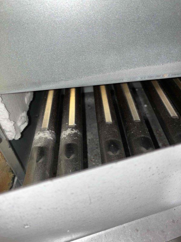 Performed comprehensive maintenance on residential hot water boiler system. Inspected heat exchanger tubes, expansion tank, and all associated piping connections to ensure proper operation and system integrity. Documented equipment condition with photographs for service records.