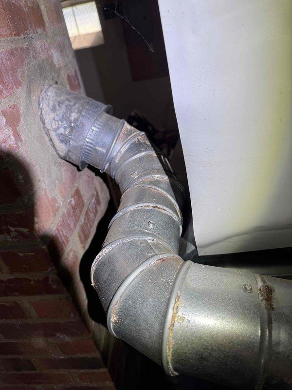 Completed comprehensive HVAC cooling and heating maintenance on dual-system Goodman residential installation located in basement utility area. Performed standard seasonal maintenance procedures including inspection of furnace unit, air handler, refrigerant lines, electrical connections, and ductwork throughout the system. All components were found to be operating within normal parameters, with ductwork and connections properly secured along brick wall routing and throughout the installation area.