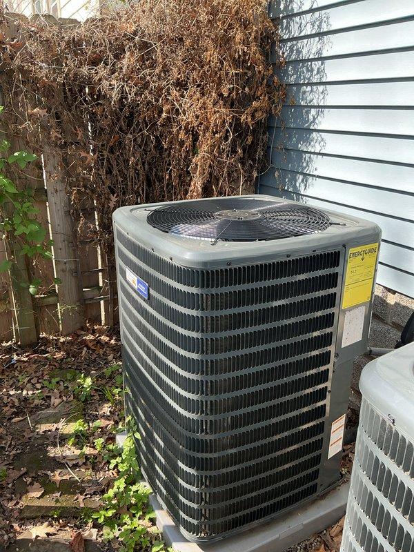 Completed preventive maintenance on dual HVAC system including furnace and outdoor condensing unit. Performed comprehensive inspection of furnace components including blower motor assembly, heat exchanger, burner assembly, electrical connections, and gas piping with all connections secure and operating within normal parameters. Inspected outdoor condenser unit, verified proper airflow through louvers, checked refrigerant lines, and noted accumulation of leaves and debris around unit pad requiring cleanup for optimal system performance.