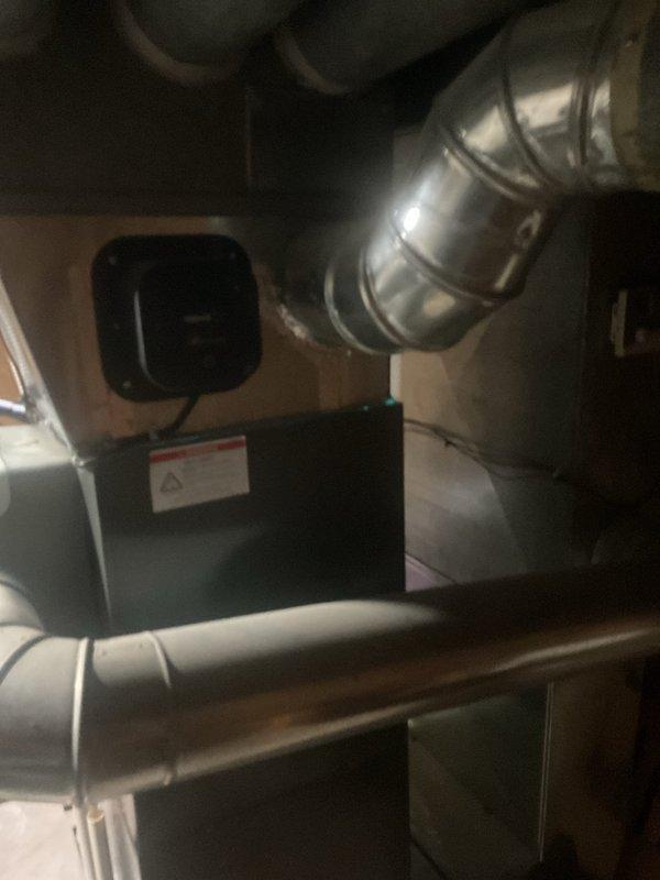 Completed comprehensive cooling maintenance on residential HVAC system located in basement utility area. Performed standard inspection of air handler unit, ductwork connections, and associated components to ensure optimal system performance for the cooling season. All equipment found to be in proper working condition with no immediate service needs identified.