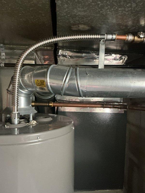 Completed routine cooling system maintenance inspection. Examined HVAC ductwork, verified proper connections and sealing of all components, and inspected air filtration system with 16x25 filters showing adequate condition for continued operation.