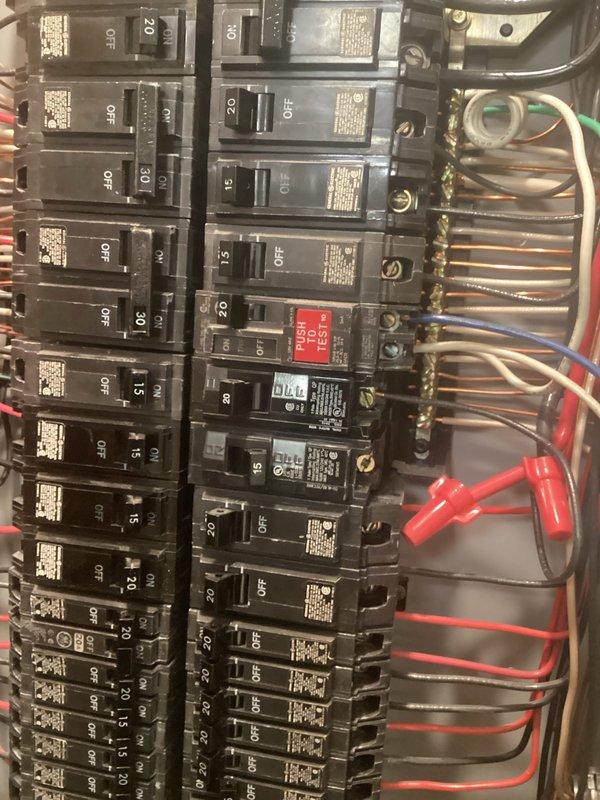 Installed a Schneider Electric HEPD80 whole home surge protection device to safeguard the residential electrical system from voltage spikes and power surges. The unit was hardwired into the main electrical panel, with proper connections made to the service entrance conductors and grounding system, and is now actively protecting all downstream circuits as indicated by the green operational status light.