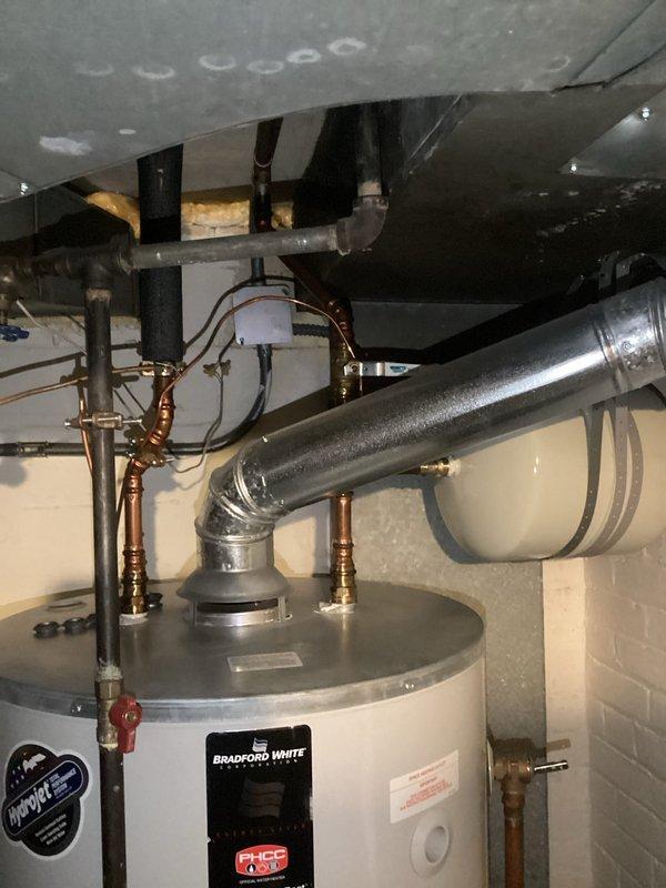 Completed scheduled maintenance on Bradford White tanked water heater, performing a comprehensive flush and fill procedure to remove sediment buildup and ensure optimal performance. All plumbing connections, pressure relief valve, and gas control components were inspected and found to be in proper working condition. Unit was refilled and returned to normal operation as part of ongoing preventive maintenance program.