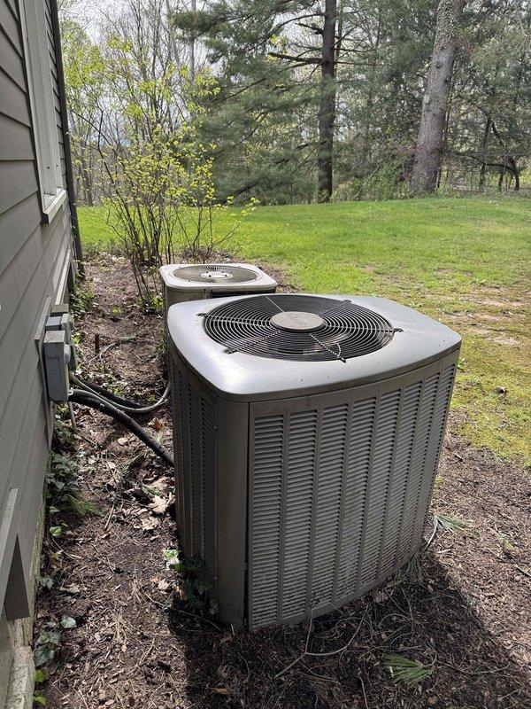 Completed comprehensive heating maintenance on two residential HVAC systems located at exterior of property. Performed standard seasonal inspection procedures on both Lennox unit and secondary system, including visual equipment assessment, operational testing, and documentation of current system conditions using diagnostic equipment.