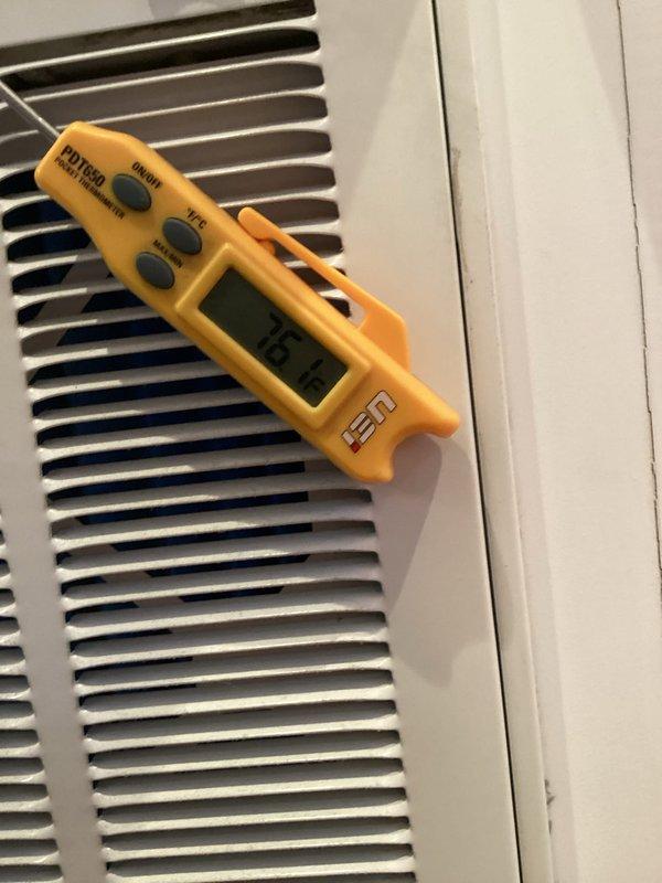 Completed comprehensive cooling system maintenance on two HVAC units. Performed standard preventive maintenance procedures including system diagnostics, temperature differential measurements across supply and return vents, and visual inspection of mechanical components. All systems tested and verified operational within normal parameters.