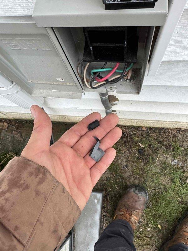 Performed routine HVAC heating maintenance on two systems. Inspected and serviced electrical disconnect boxes on both units, including examination of all wire connections, terminal blocks, and fuse components to ensure proper electrical supply and safe operation. All wiring connections were verified secure, disconnect mechanisms tested for proper function, and fuses confirmed to be in good working condition.