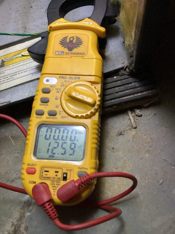 Performed routine HVAC maintenance on cooling system, conducting comprehensive electrical diagnostics using digital clamp meter to verify proper amperage draws and voltage readings at the air handler unit. Inspected blower motor assembly, electrical connections, and junction box wiring to ensure safe operation and optimal system performance for the upcoming cooling season.