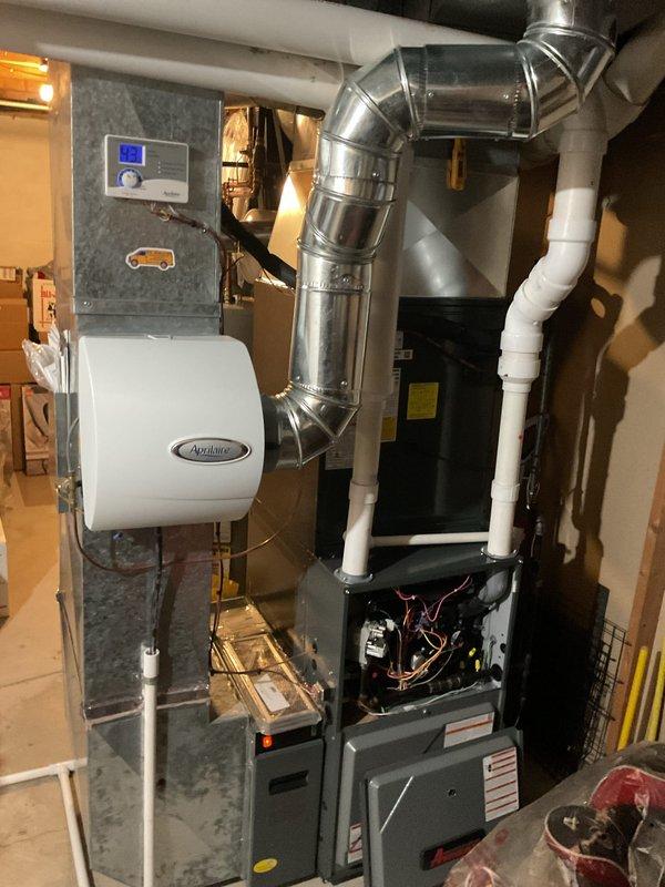 Completed comprehensive cooling system maintenance on residential HVAC unit, including inspection of furnace, ductwork, and connected components. Performed routine maintenance on hot water heater, verifying proper operation of all mechanical and electrical systems. All equipment tested and confirmed to be functioning within normal operating parameters.