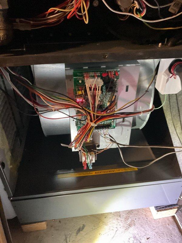 Completed first-year heating system maintenance inspection on residential HVAC unit. Performed comprehensive system evaluation including internal component inspection, electrical connection verification, and control board assessment. Removed and replaced heavily contaminated air filter that showed significant dust and debris accumulation. All wiring connections, safety controls, and operational components were inspected and found to be functioning within normal parameters.
