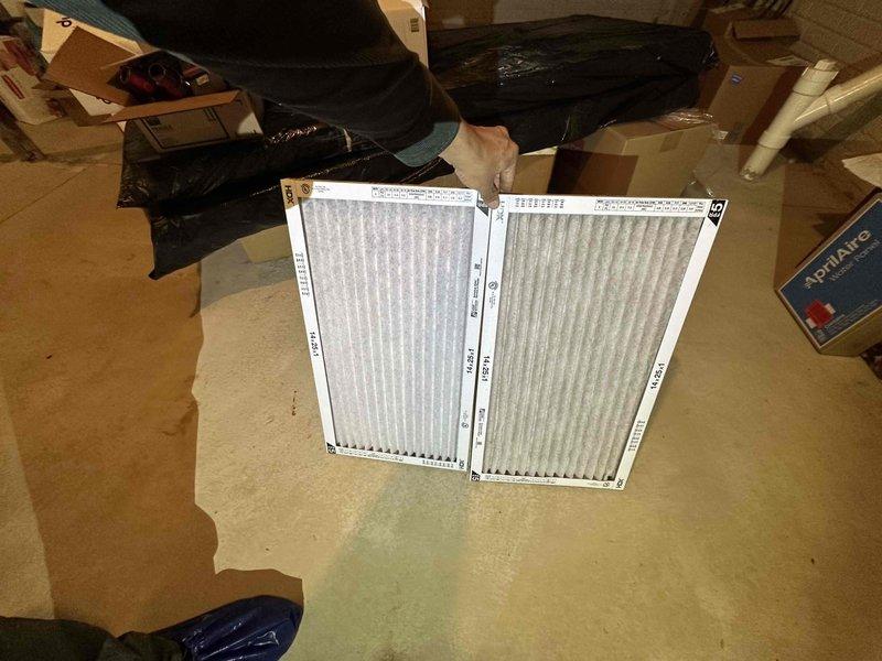 Completed routine cooling system maintenance on residential HVAC unit. Performed comprehensive inspection of outdoor condensing unit, replaced air filters, and verified system operation and performance parameters. All components found to be functioning within normal specifications.