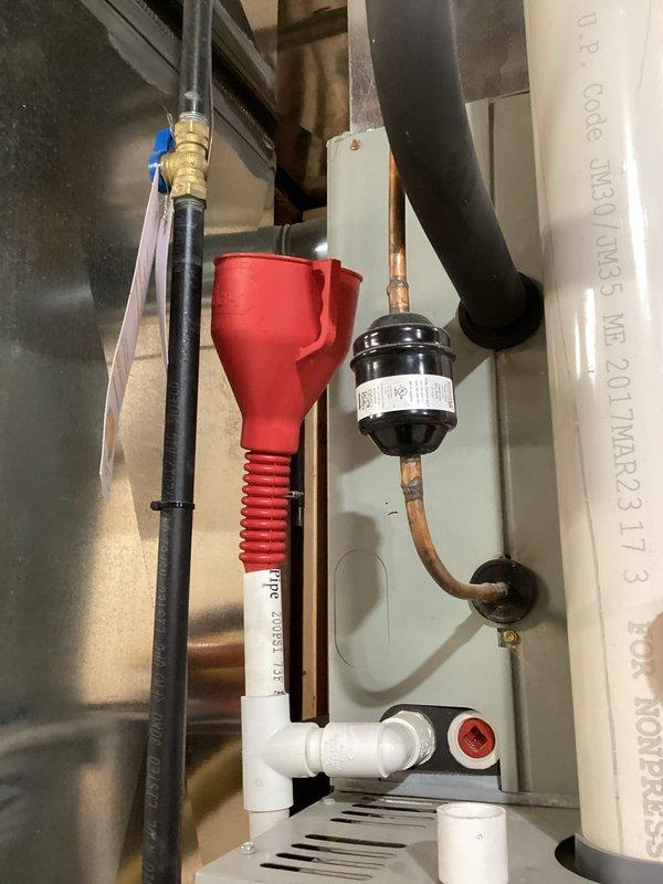 # HVAC Cooling Maintenance Completed

Performed routine preventive maintenance on residential air conditioning system as part of ongoing service plan. Conducted comprehensive system inspection including condensate drain line evaluation, verified proper drainage function, and examined auxiliary drain pan for signs of water accumulation or blockage. Utilized digital multimeter to measure electrical parameters including voltage, amperage, and capacitance to ensure all components operating within manufacturer specifications. All system components found functioning properly with no deficiencies noted. Unit operating efficiently with adequate cooling capacity.