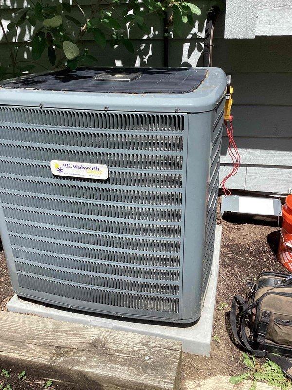 Performed routine cooling maintenance on residential air conditioning system. Inspected outdoor condenser unit, verified proper electrical connections at disconnect box, and documented equipment condition. All components found operating within normal parameters with no immediate service needs identified.