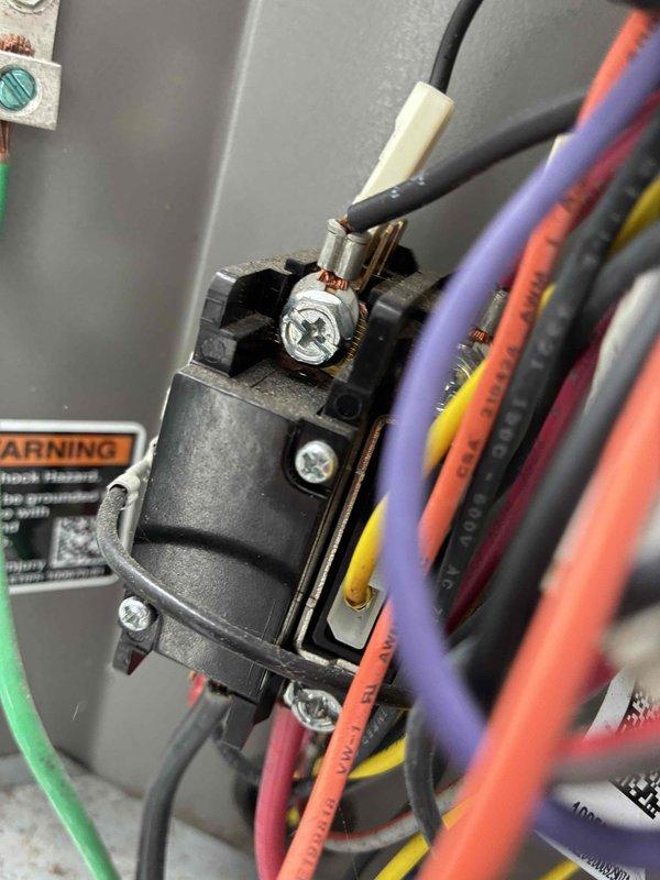 Completed scheduled preventive maintenance on residential Lennox air conditioning system. Performed comprehensive inspection of outdoor condensing unit, verified proper electrical connections at contactor and terminal block, checked all wire terminations for secure fastening, and documented system condition through photographic records. All components found operating within normal parameters with no deficiencies noted.