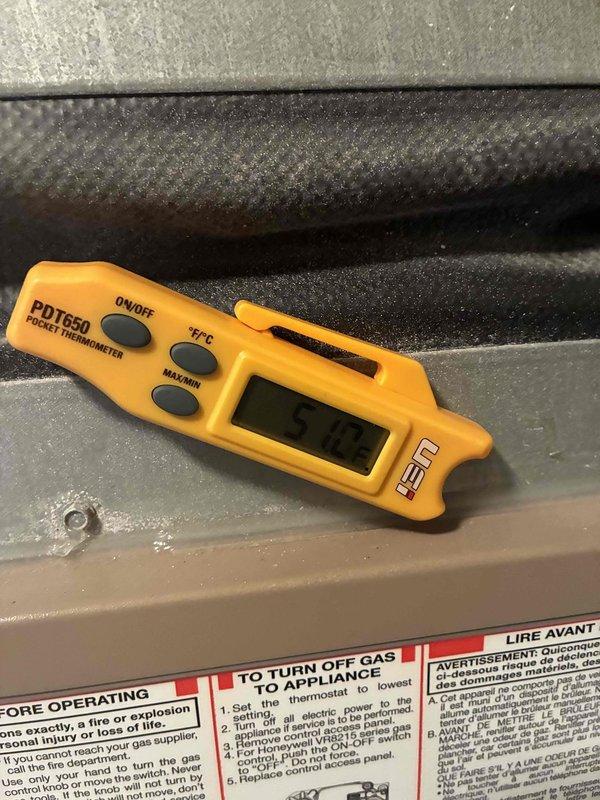 Completed routine cooling system maintenance inspection on HVAC unit. Verified electrical connections and control wiring integrity at terminal blocks, checked temperature differentials across system components using calibrated digital thermometer, and inspected equipment for proper operation and safety compliance.