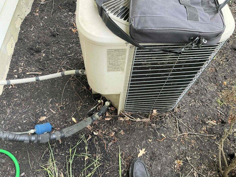 Conducted on-site evaluation of existing residential air conditioning system and provided homeowner with multiple replacement equipment options. Assessed current outdoor condensing unit installation, surrounding clearances, and existing refrigerant line configuration to determine compatibility requirements for new system specifications.