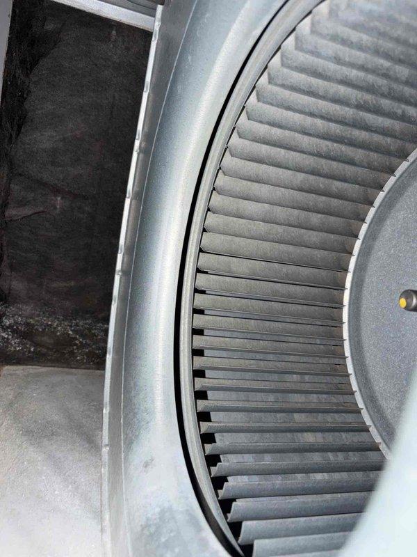 # HVAC Maintenance - Heating and Cooling Systems

Performed comprehensive preventive maintenance on residential HVAC heating and cooling systems as part of ongoing service plan. Conducted thorough inspection of blower assembly, noting dust and debris accumulation on squirrel cage fan blades and housing components. Cleaned blower wheel and surrounding metal enclosure to restore optimal airflow efficiency. Inspected air filter condition and noted dust buildup requiring attention.

Performed electrical diagnostics using digital multimeter to verify system voltage, amperage, and overall electrical performance. Confirmed proper electrical readings and system operation within manufacturer specifications. Tested both heating and cooling functions to ensure equipment readiness for seasonal demands. All components found operating within normal parameters following maintenance procedures. System left in proper working condition with improved airflow efficiency after blower cleaning and comprehen