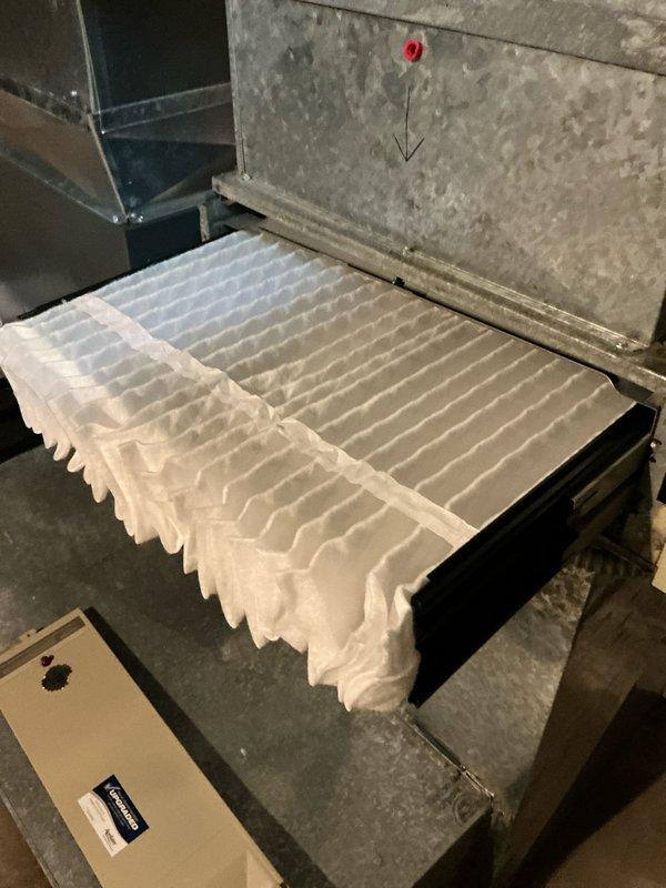 Conducted comprehensive evaluation of residential HVAC system including outdoor condensing unit and indoor air handler components. Determined that existing equipment has reached end of serviceable life with no replacement parts available from manufacturer. Documented current system configuration with outdoor unit mounted on concrete pad and indoor filter assembly location in attic space. Provided customer with replacement options and recommendations for new system installation to restore cooling capacity.