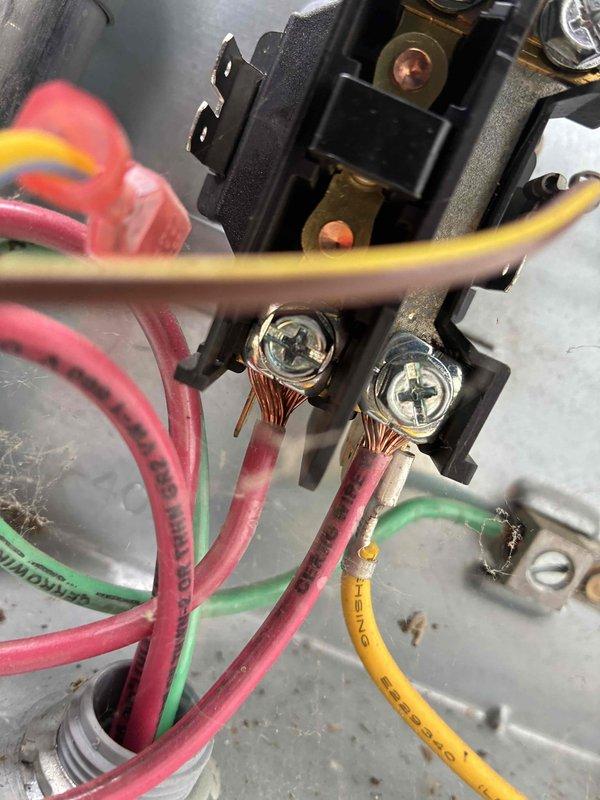 Completed preventive maintenance inspection on residential cooling system. Performed visual inspection of furnace unit, verified proper operation of electrical connections and contactors, checked all wiring terminations for secure connections, and documented equipment condition through photography. All components found in satisfactory operating condition with no immediate service needs identified.