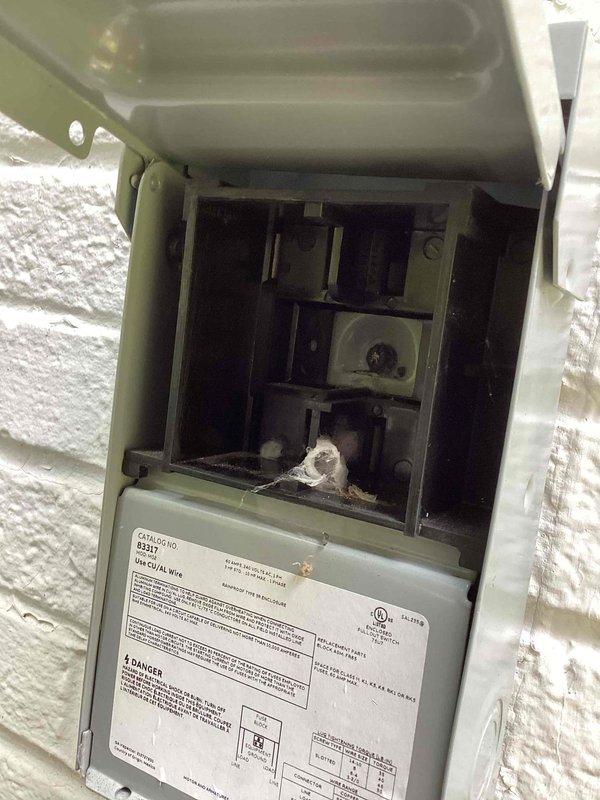 Performed preventative maintenance on residential cooling system. Conducted electrical diagnostics using digital clamp meter to verify proper amperage draw and system performance, and inspected electrical disconnect panel to ensure all connections were secure and components functioning properly.