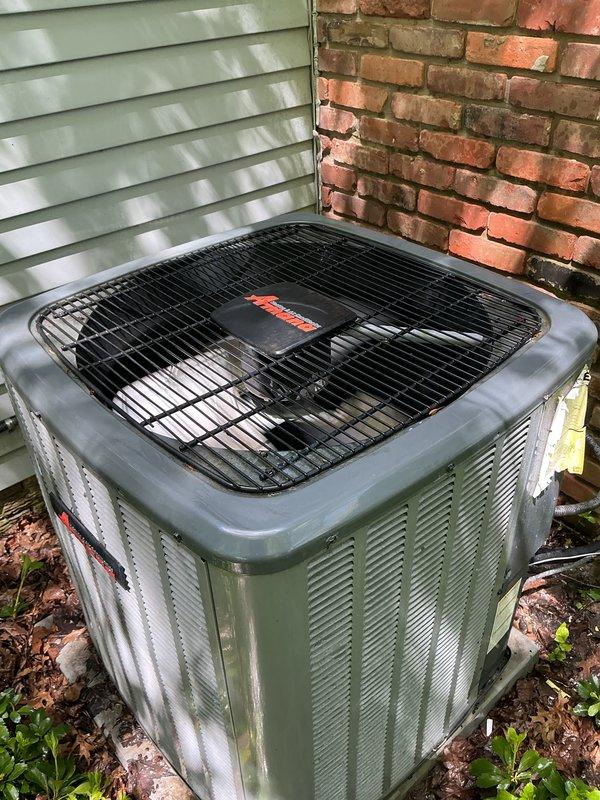 Performed routine cooling maintenance on residential air conditioning system. Inspected outdoor condenser unit, verified proper operation of fan assembly and compressor, checked refrigerant levels, and cleaned condenser coils. Unit showed normal wear consistent with outdoor exposure and is operating within manufacturer specifications. All components functioning properly with no issues identified.
